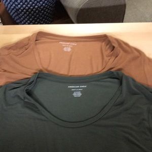 American Eagle scoop neck tees